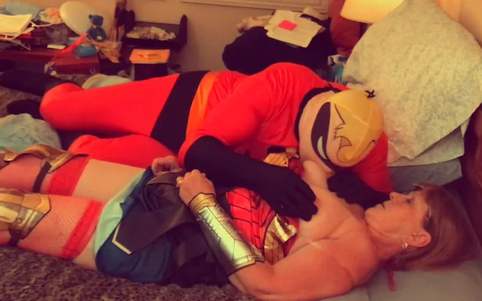 Carmen Angel: Mr Incredible &amp; Granny Wonderwoman's Secret Fucking Affair