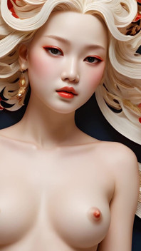 3Dスタイルヌードの女の子の写真パート3