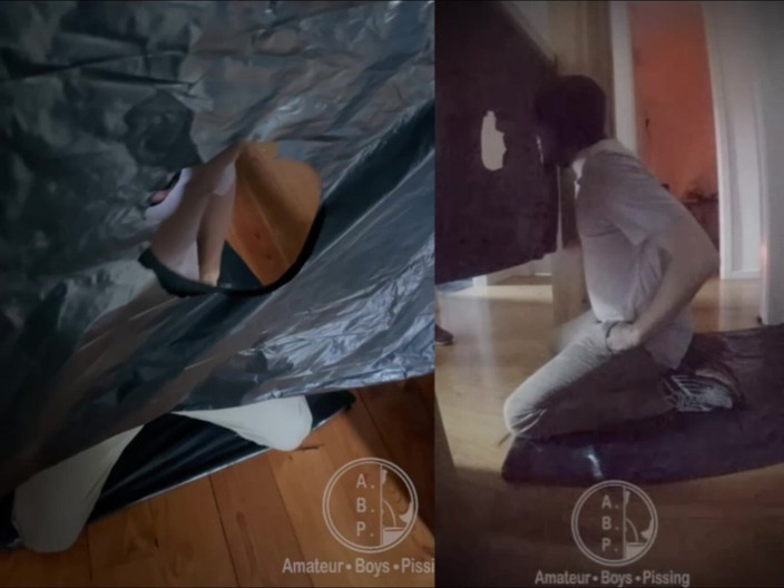 AmateurBoysPissing: Amateur Boy Ordered to Get on His Knees, Blindfolded, and...