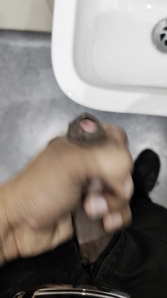 Mrhorny4u96: Playing with Cock in Public Toilet Not Cum