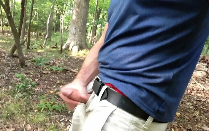 TJenner: Jerking off in the Forest Again