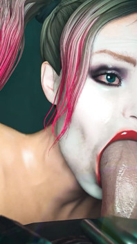 Harley Quinn chupa e fode Batman depois de uma vilania rentável - animação 3D apaixonada