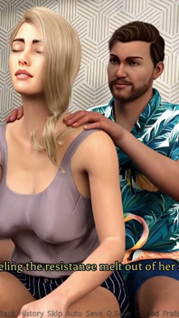 Um casamento perfeito v0.7.6 - atualizado em 2026 - parte 5 uma cena inesperada de corno quando ela geme bem no telefone.
