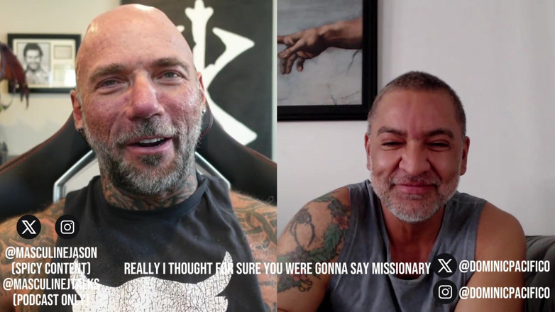Raw and Uncensored with Masculine Jason: Porn Star Confessions - Dominic Pacifico episode 202