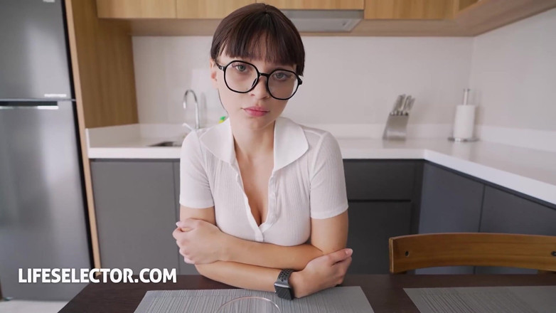 LifeSelector: Screwing Your Hot Spex Slut Roomate Maya Lis in a...