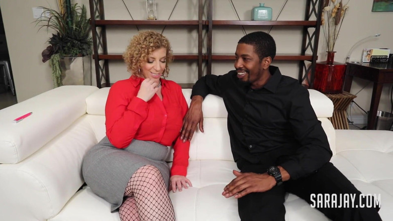 Sara Jay: Sara Jay is fucked by Isiah Maxwell's big black cock!!