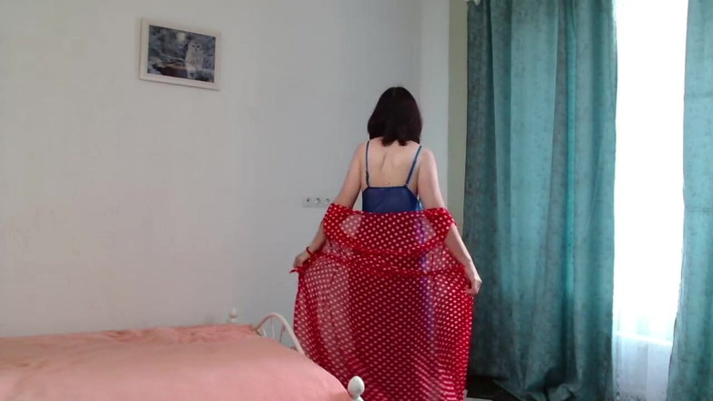 ANGELA_LADY: 그녀의 큰 아름다운 젖탱이 후광에 발정난 털이 무성한 밀프 스팻