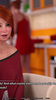 Pacchetto perfetto 4 sfw percorso attraverso la heartwarming family scene di cena shemale vn