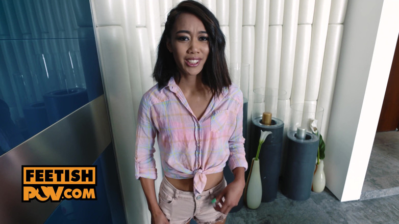 FeetishPOV: itsPOV - Footjob fuck babe Anya Skye covered in hot jizz