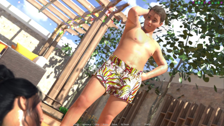 Porny Games: Exibitionist Wife by Wihte Foam - Seks pod prysznicem z macochą,...