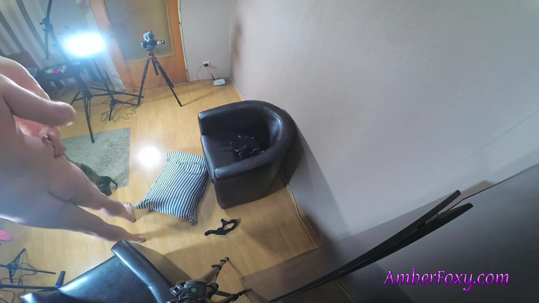 Amber Foxy: Sexy milf chupando pau