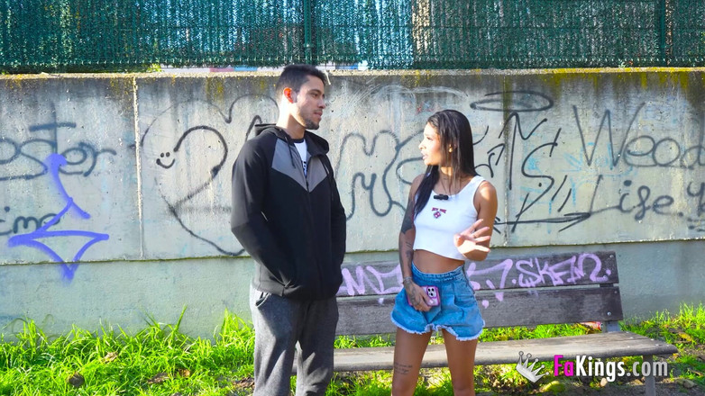 FAKings: Colombian Nymphomaniac Casting ở Tây Ban Nha. Breiny Zoe đụ một con...