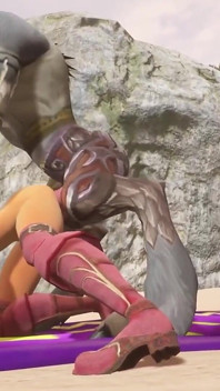 Sex with a Werewolf at the Beach - Warcraft Porn Parody