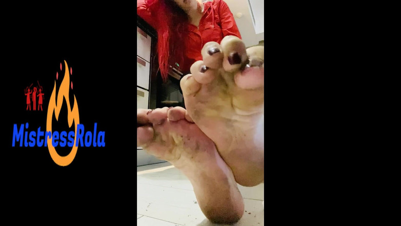 Mistressrola: 핥고 싶은 더러운 발