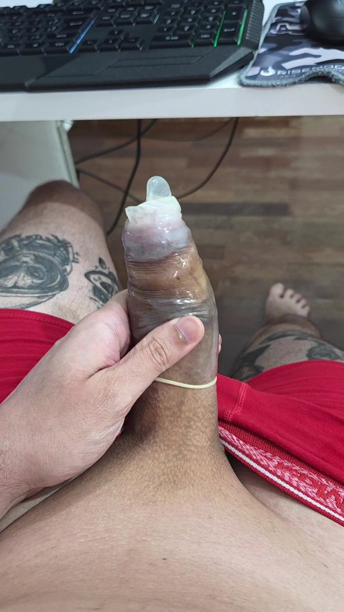 Lkdick8: Cum Inside Condom