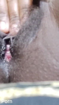 Squeezing My Tits Rubbing Fingering My Pink Black Pussy Cumming Hard
