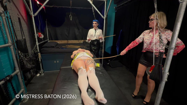MistressBaton: Tears After Big Boob &amp; Thigh Torment