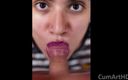 CumArtHD: Photo Slideshow #2 - Violet Lips - CFNM Cum Dripping and Cum on...