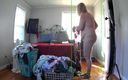 Momma Vee: Caught My Hot Momma Doing Laundry!