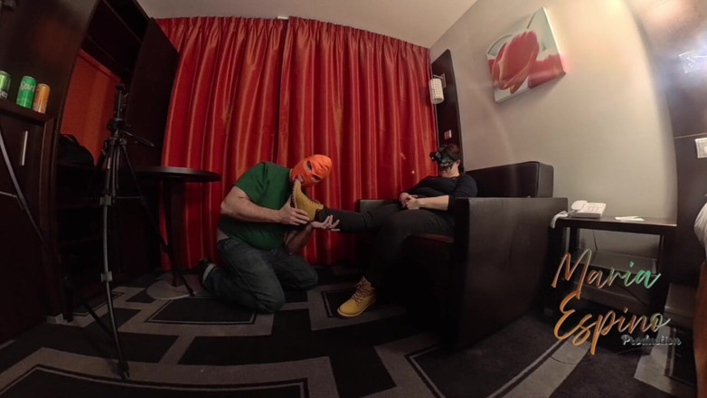 Cruel Maria: My Submissive Loves My Feet