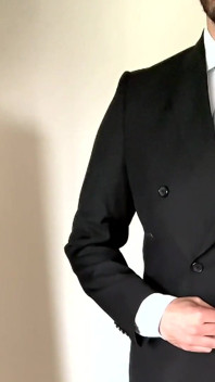 Suited Businessman Jerking off