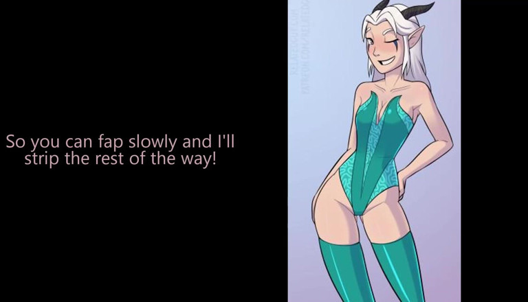 Sperman1998: Rayla hentai JOI (Smok Książę)