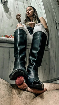 Divine Humiliation - Sharp Boots on the Slave