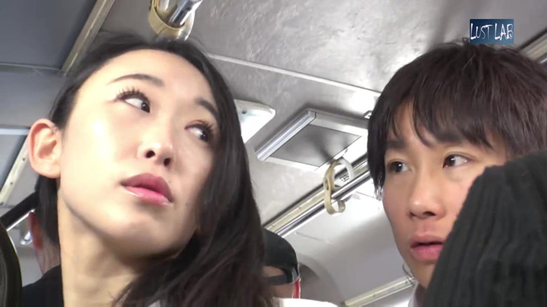 Lust lab: Crowded Bus Rush. Black Stockings Lady Feels Close Press, Curves...