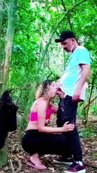 Conheci ela na rua e a levou para a floresta, Naughty Country Girl.