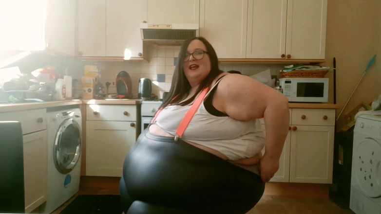 SSBBWLadyBrads: SSBBW BBW Kitchen Play in Sexy Tight Clothing Part 2