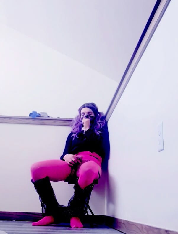 Natalie Slax: Brutta seme Ragazza trans sissy troia