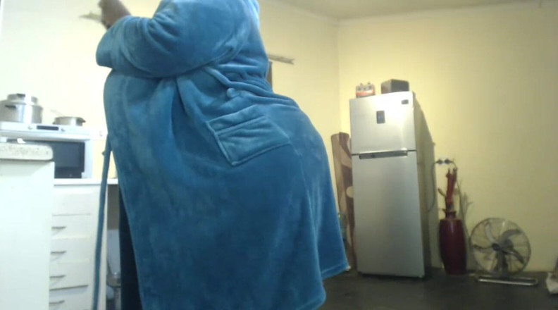 Legendary Booty Overdose: BbW s tlustou prdelí Sténání a striptýz v kuchyni