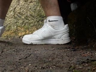 jerkofflover: Moje bílé boty a ponožky Nike