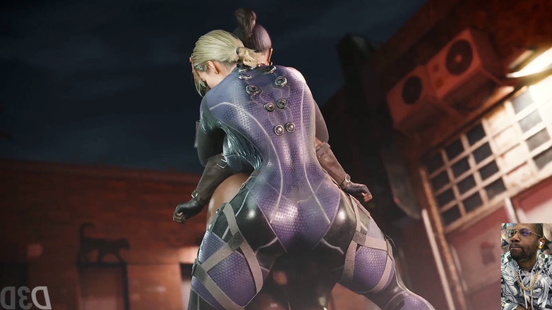 L6RD7BLU3 FUTA: Thicc transgênero pau veneno recebendo anal fodido por Jessie, tesão...