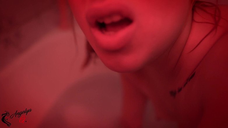 AnGelya G: A Girl with an Excellent Figure Has Fun in the...