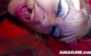 Amaraw: Küçük memeli sarışın Melody Star anal deliğini siktiriyor