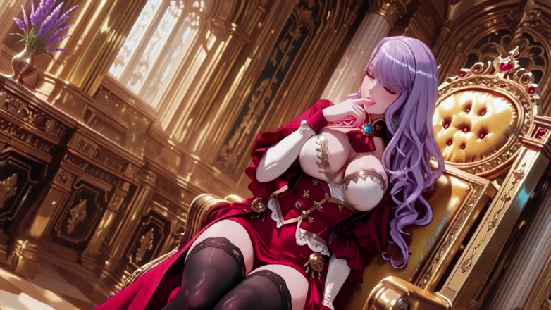 Tay Swift X: The Purple Queen! Lazy Coronation on the Golden Throne, Red &amp;...