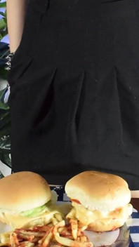 Big Dick Trans Goth Silene Fucks and Cums in Burger