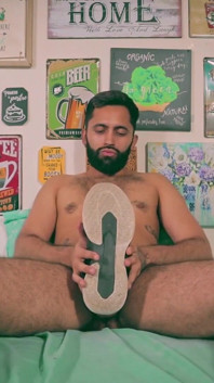 Camilo Brown Discovers a New Fetish Sniffing and Fucking His Shoes and Covering Them in Cum