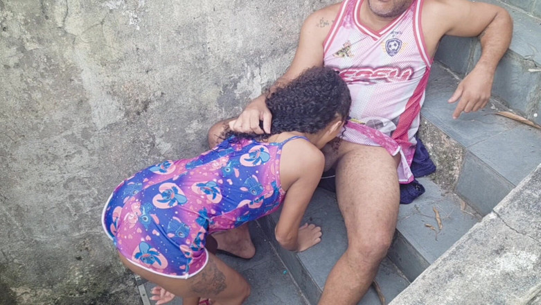 Bebes vagabundas: Picking up My Stepdaughter on the Stairs 100% Anal