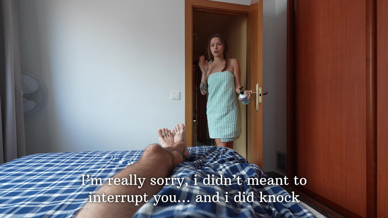 Alexa Poshspicy: POV My Stepsister Found Out That I Was Jerking off...