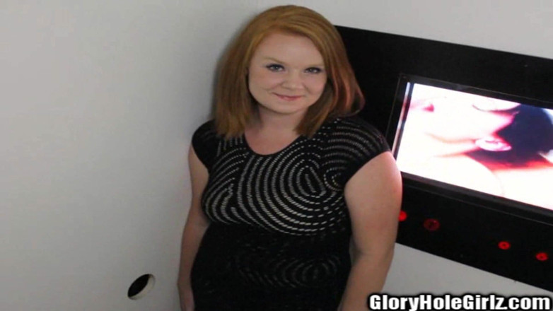 Glory Hole Girlz: Anale grandi tette rossa testa sborra ingoia la fica roscia...