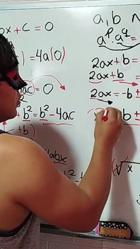 29 Algebra: Sexual Demonstration of the Equation of the Second Degree
