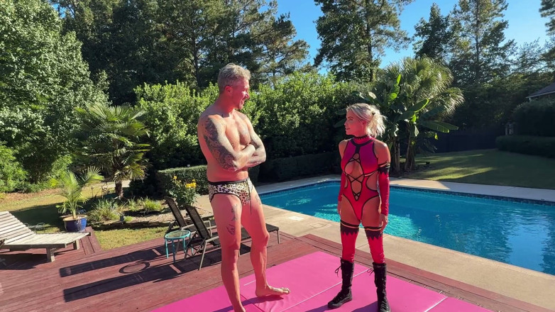 Tatiana Steele: Outdoor Sexwrestle Tatiana Steele Vs Jay Spear