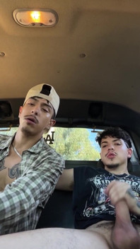 Big Cum Shot! Sucking off My Dl Homie Car Fun Hardcore Gay