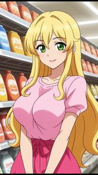 Supermarktmädchen verliebt sich in ihre Chef-Anime-Romanze