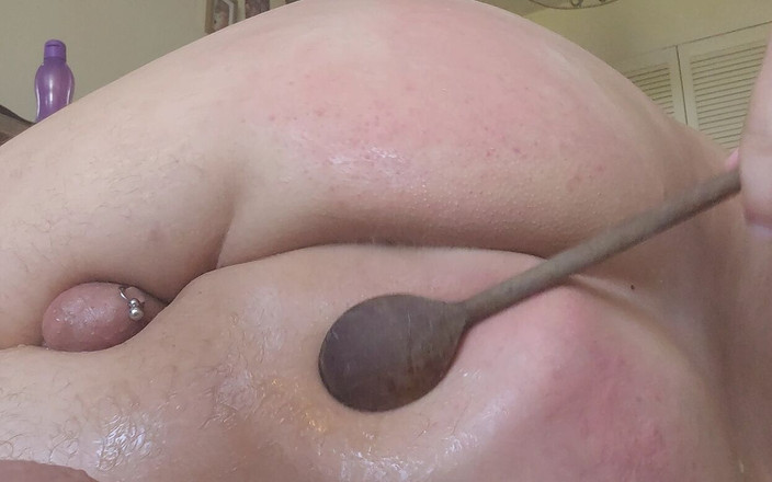 Vincealbert: Уповільнена порка дерев'яною ложкою