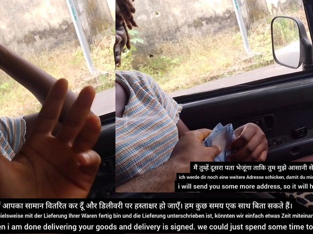 White Cargo Driver Seduces African Teen Trader with Transport Favors (Ebony teens tv)