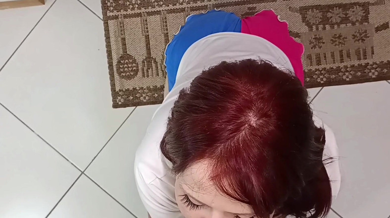 Porcelain Doll: Stepdaughter Was in the Kitchen at Dawn Ready to Fuck