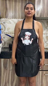MILF Sara Caught Naked in the Kitchen! Stepson Banged Her Hard! Hindi